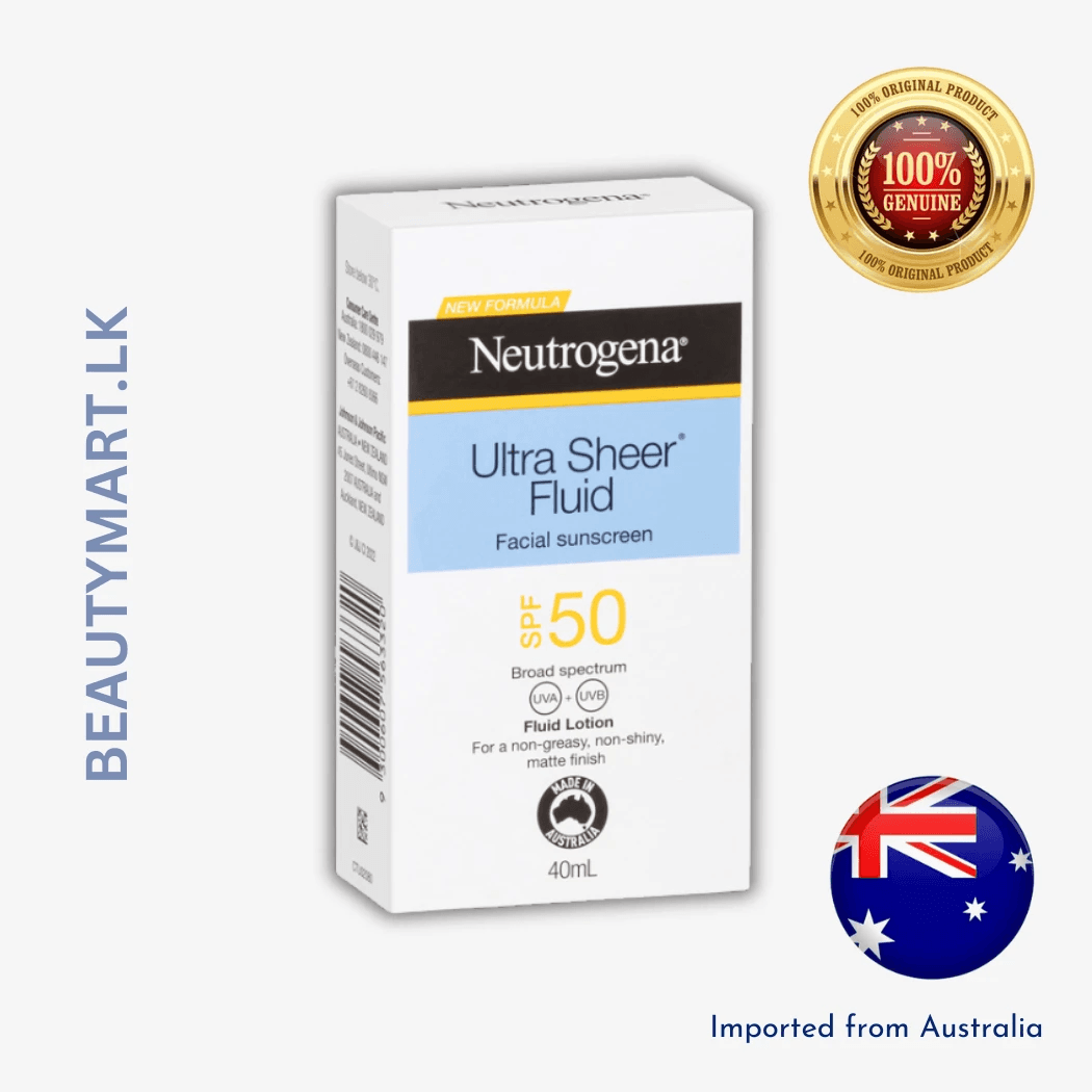Neutrogena Ultra Sheer Fluid Facial Sunscreen SPF 50 40ml