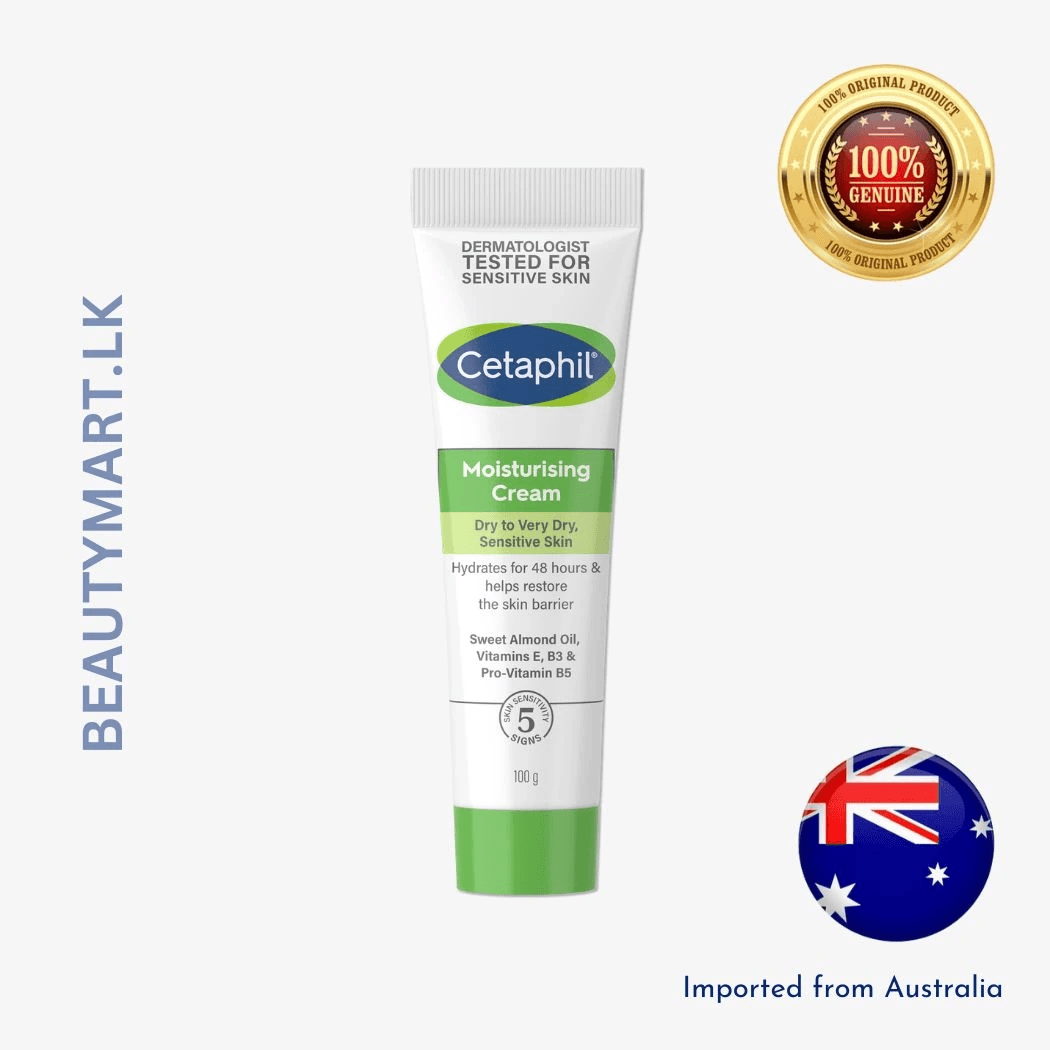 Cetaphil Moisturising Cream For Dry to Very Dry, Sensitive Skin 100g