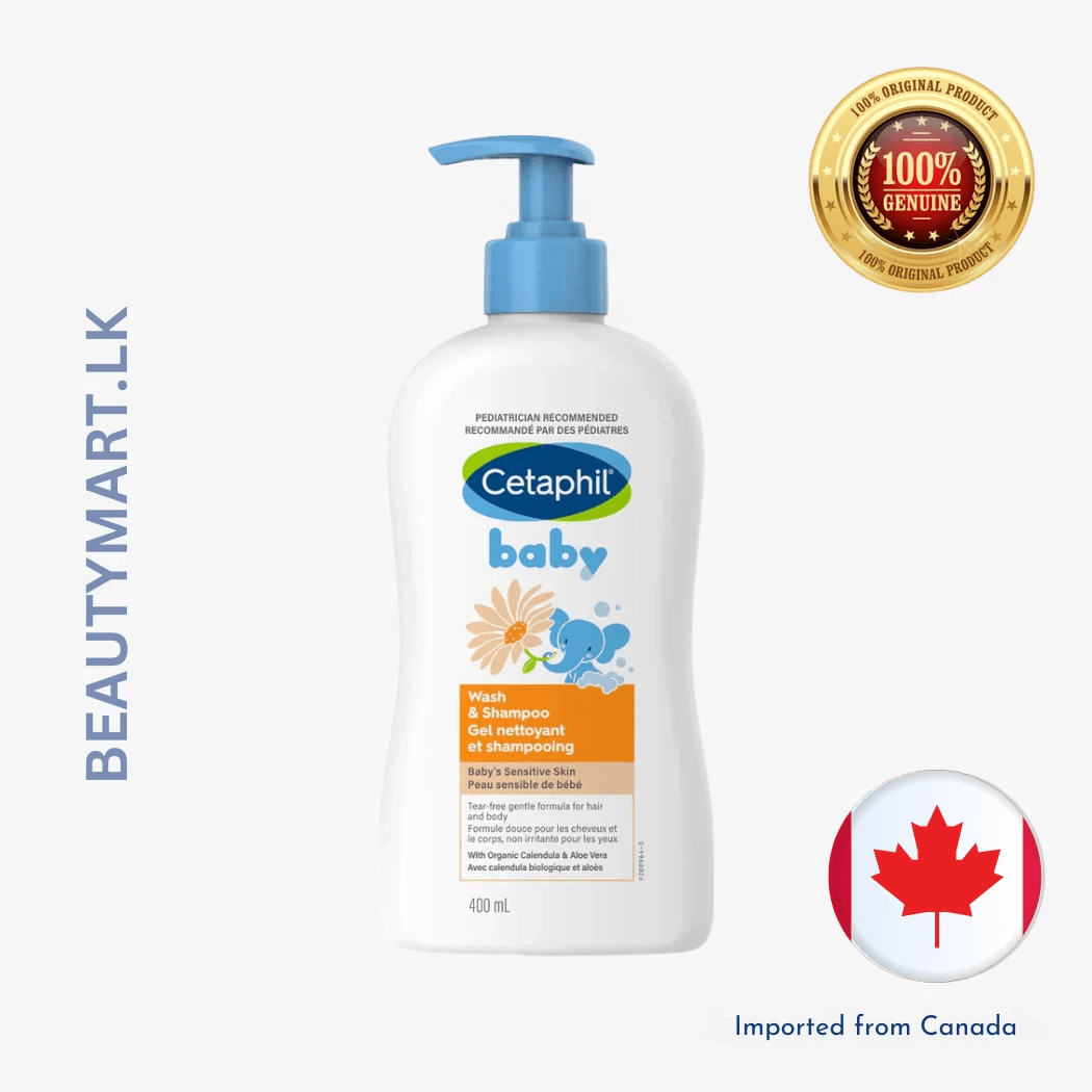 Cetaphil Baby Wash & Shampoo with Organic Calendula 400ml