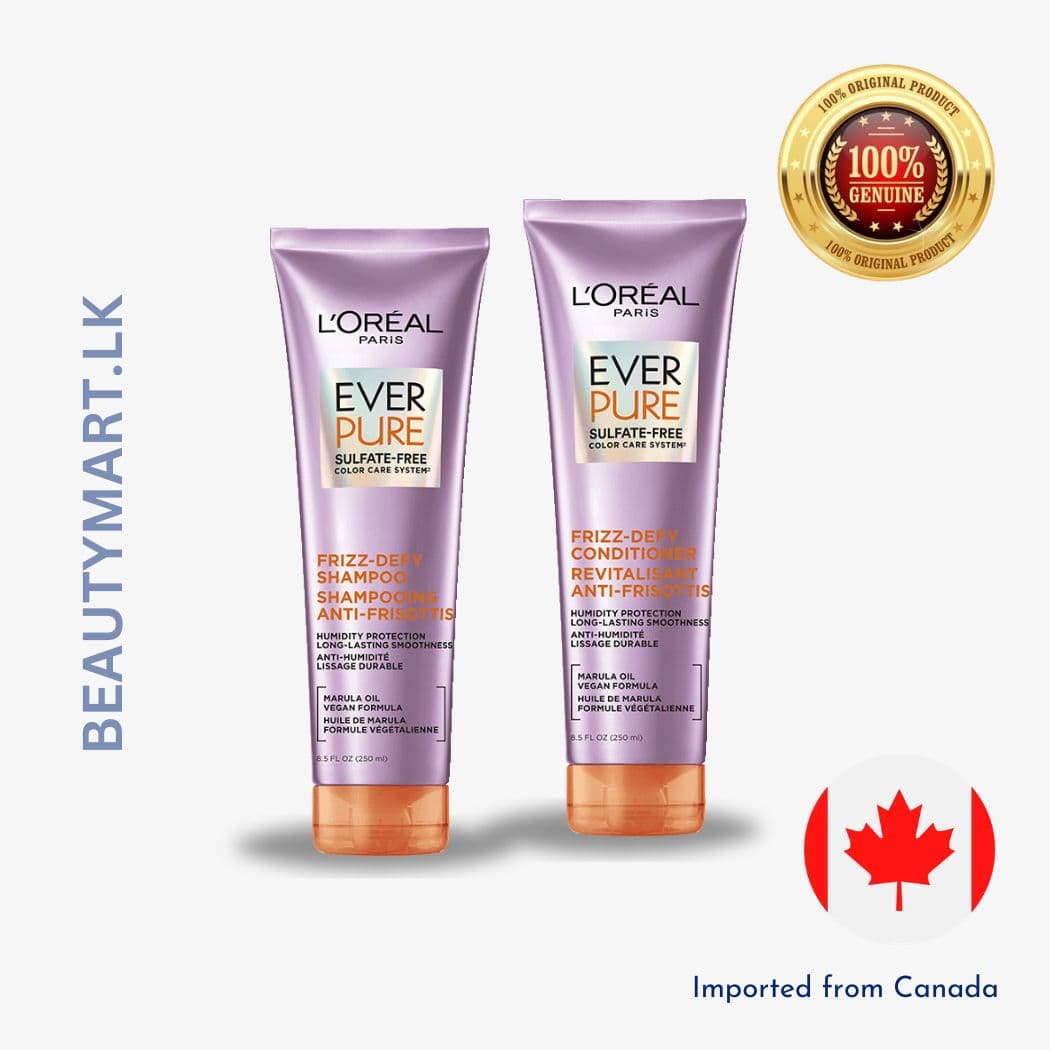 L'Oreal Paris Ever Pure Sulfate Free Frizz Shampoo & Conditioner