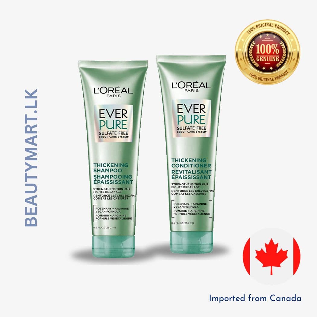 L'Oreal Paris EverPure Sulfate-Free Thickening Shampoo & Conditioner