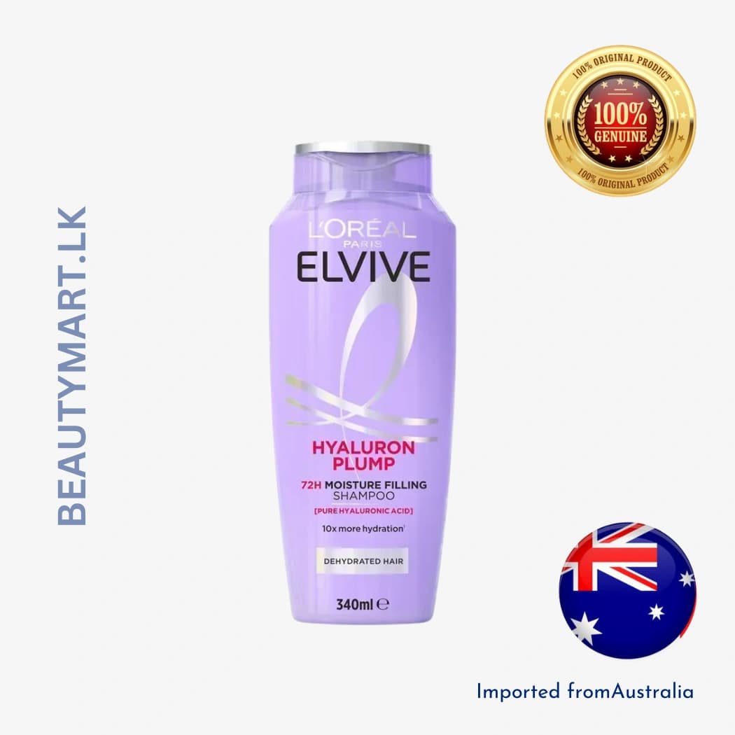 L'Oréal Paris Elvive Hyaluron Plump Shampoo 340mL