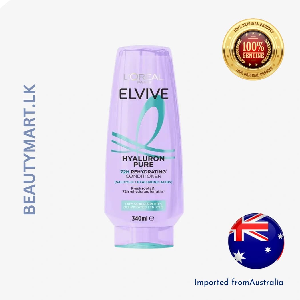 L'Oréal Paris Elvive Hyaluron Pure Conditioner 340mL