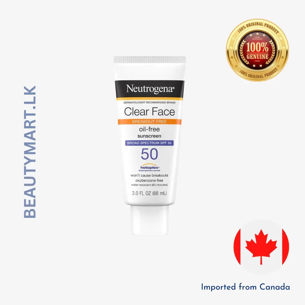 Neutrogena Clear Face Sunscreen Lotion SPF50 88 ml