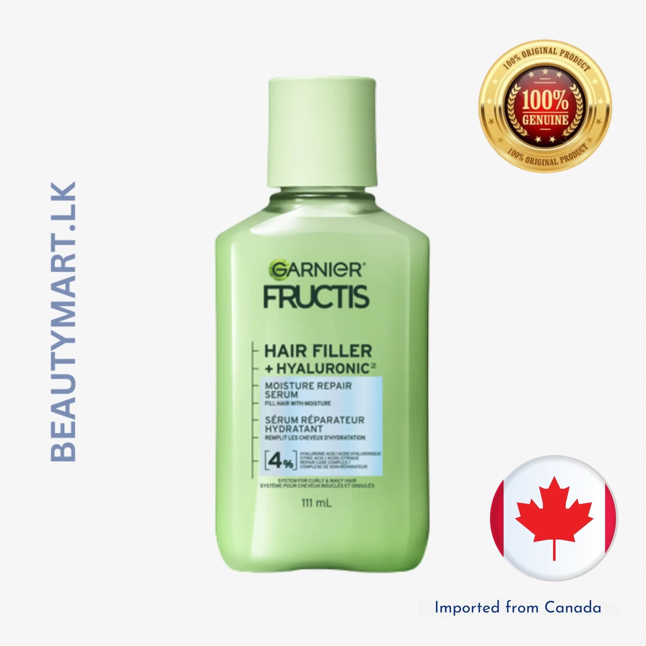 Garnier Fructis Hair Filler + Hyaluronic Acid Sulfate-Free Serum 111ml