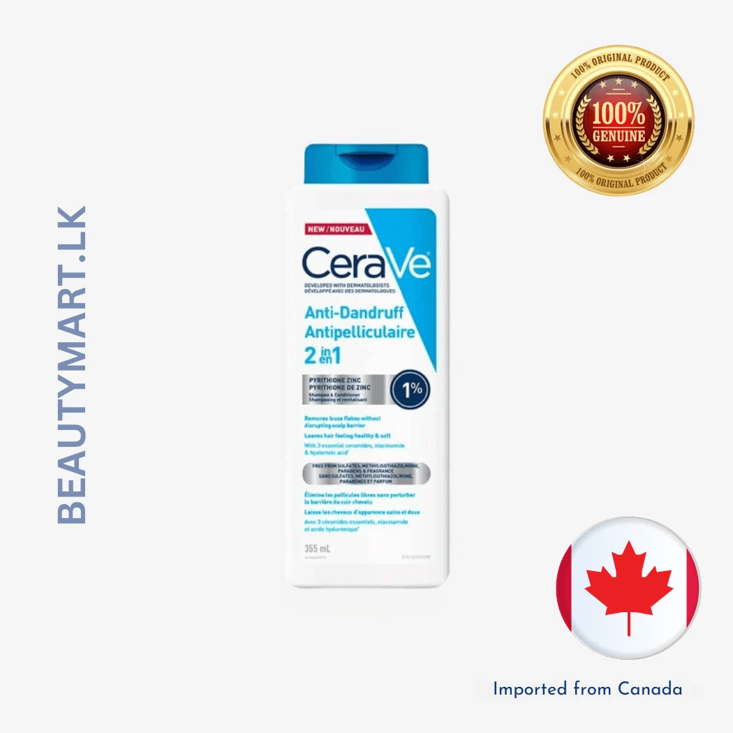 CeraVe 2-in-1 Anti-Dandruff Hydrating Shampoo and Conditioner 355ml