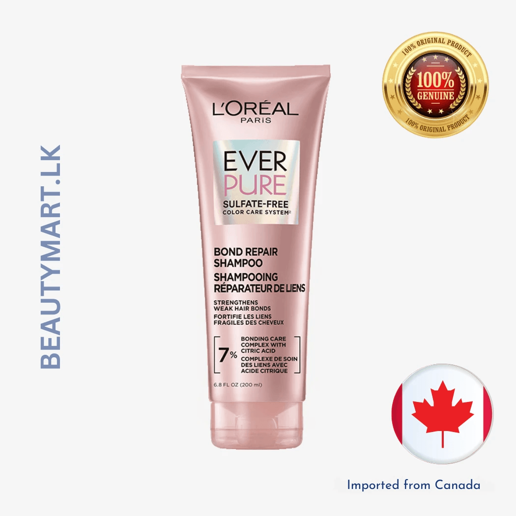 L'Oreal Paris EverPure Sulfate-Free Bonding Shampoo for Strengthening Damaged Hair 200ml