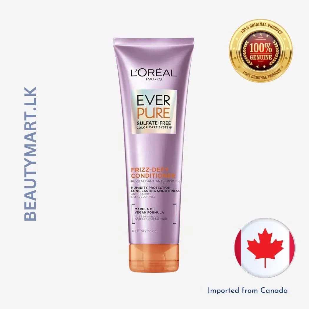 L'Oréal Paris EverPure Sulfate-Free Frizz-Defy Conditioner 250ml